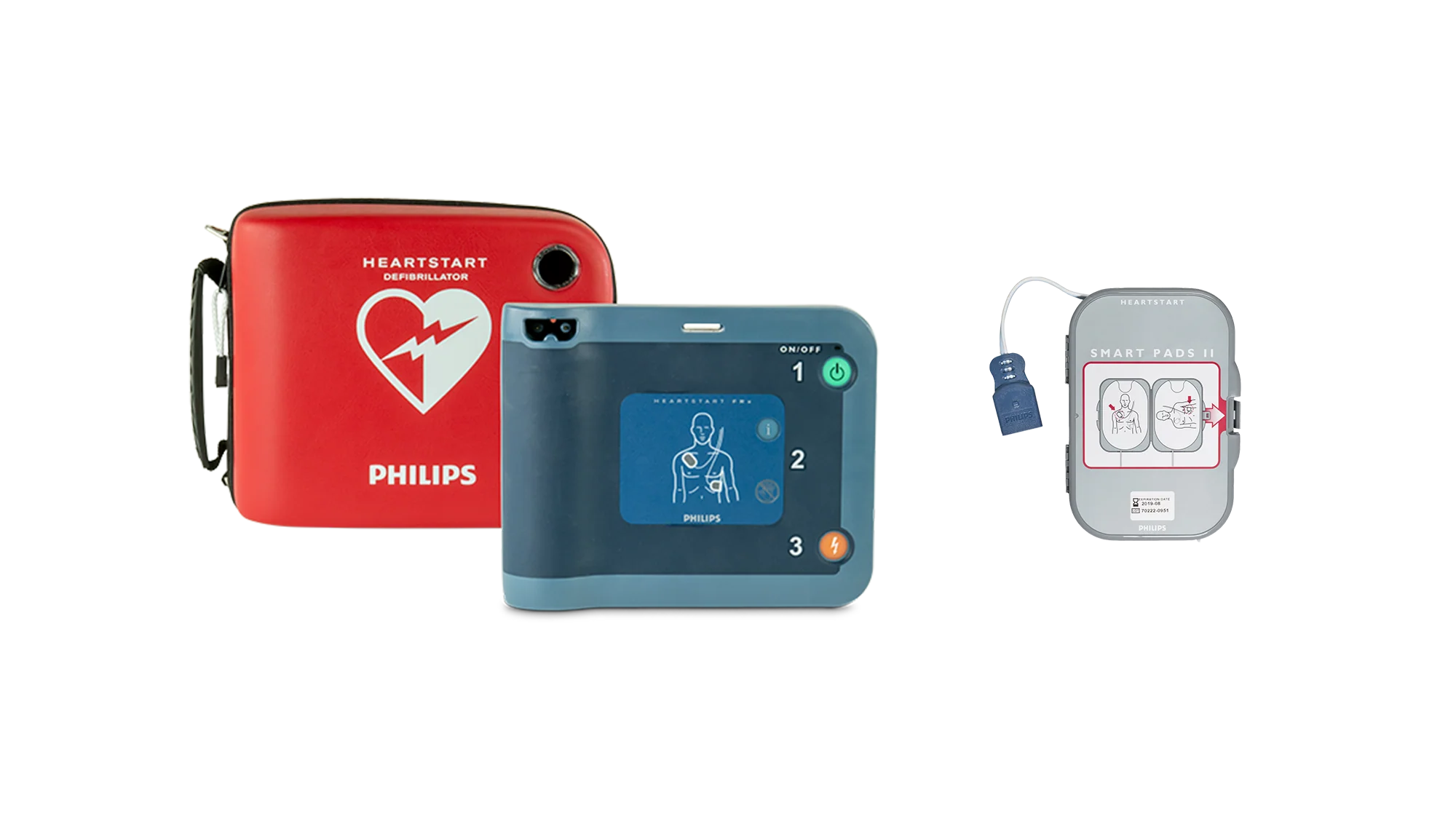 Philips HeartStart FRx AED workplace setup