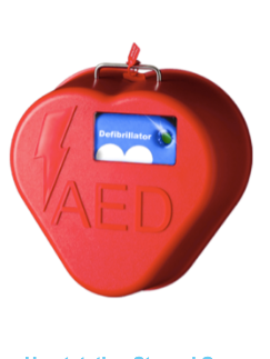 Heartstation Stow n Go alarmed AED cabinet