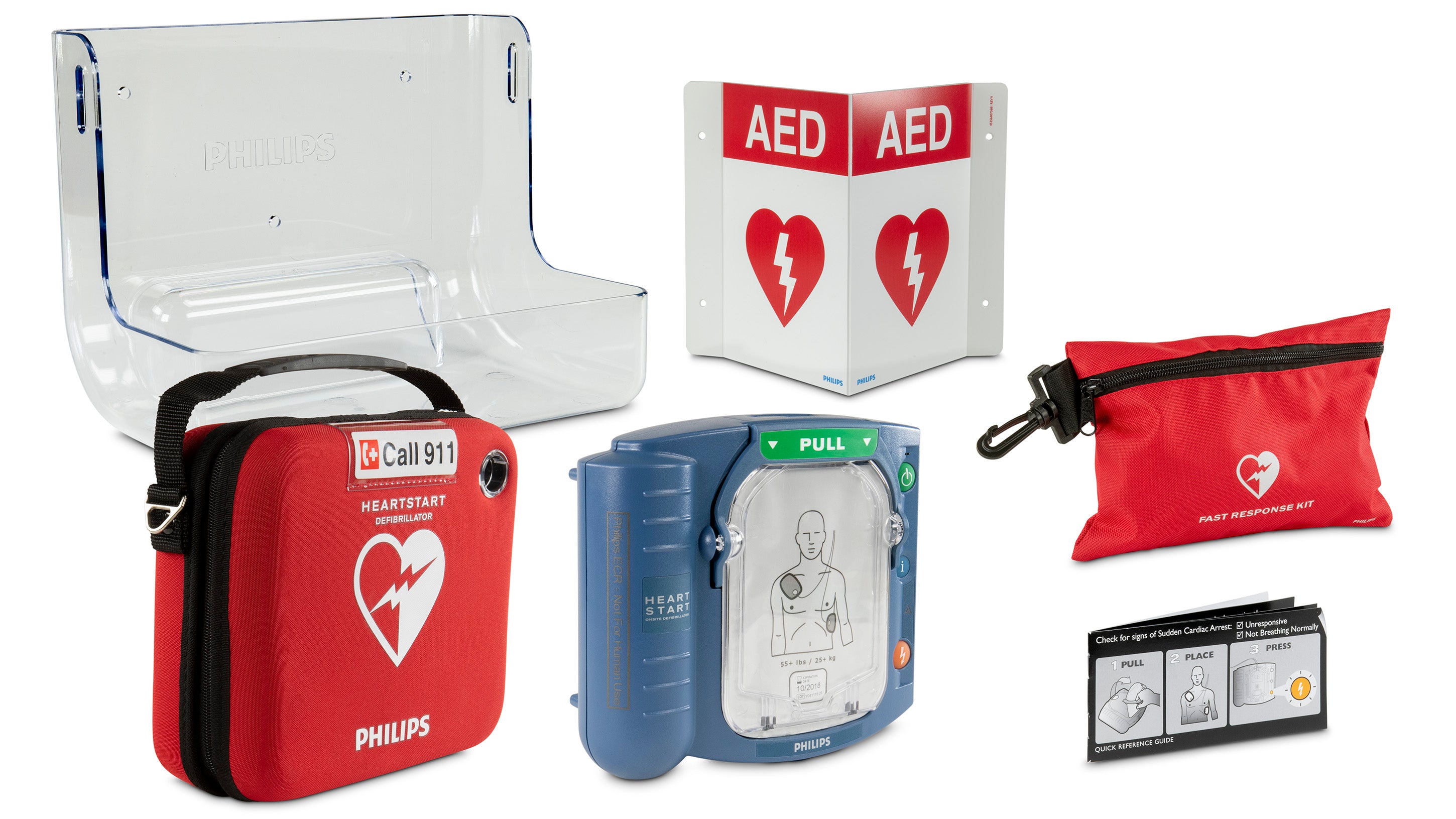 Philips HeartStart OnSite AED essential bundle